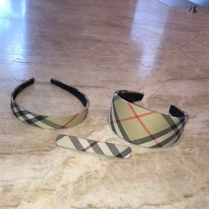 Burberry hair accessories